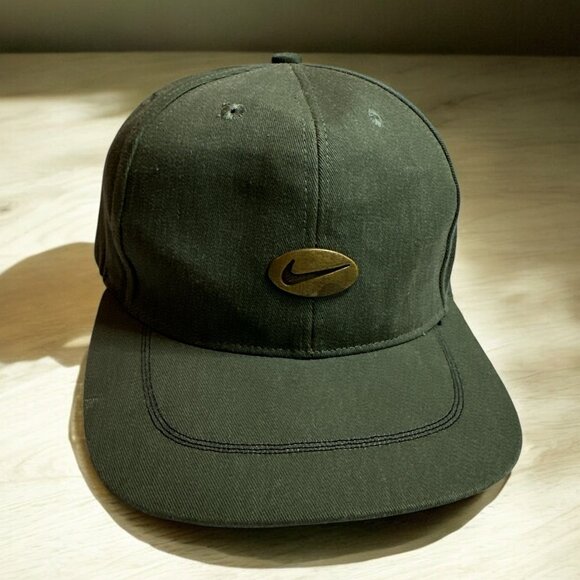 Vintage Nike Hat Cap Mickey Mouse Golf Strap Back Dad Faded 90s Center Swoosh